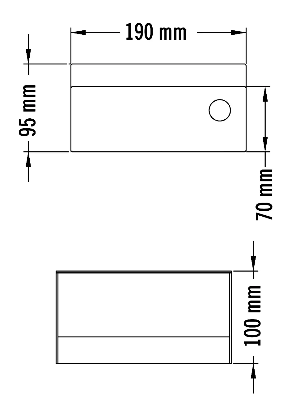 PP0104CS Пепельница из нержавеющей стали Mediclinics