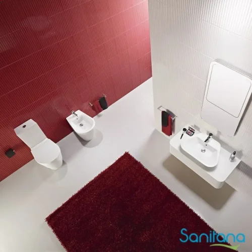 Биде BTW приставное 53 Sanitana GLAM S10066834900000