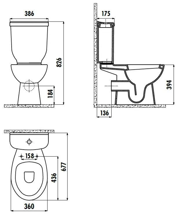 CREAVIT CORNER Унитаз совмещённый с биде SD310-00CB00E-0000