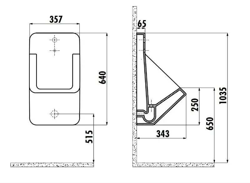 CREAVIT Писсуар сенсорный капучино TP640.F