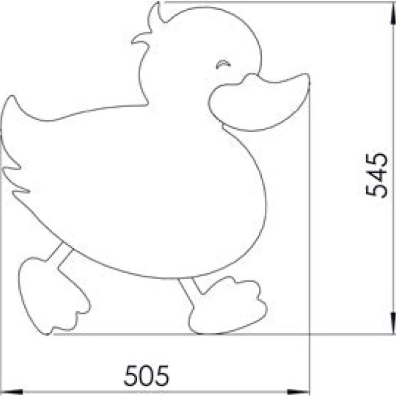 CREAVIT DUCKY Зеркало Утенок СИНИЙ DC30035-AB