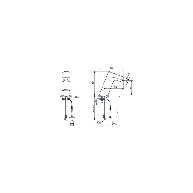 Смеситель для раковины Ideal Standard INTELLIFLOW A7858AA