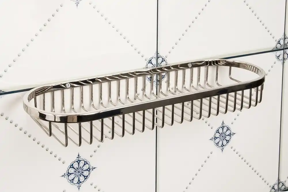 Мыльница в сеточку овальная 40х355х120 mm Nofer 09065.B