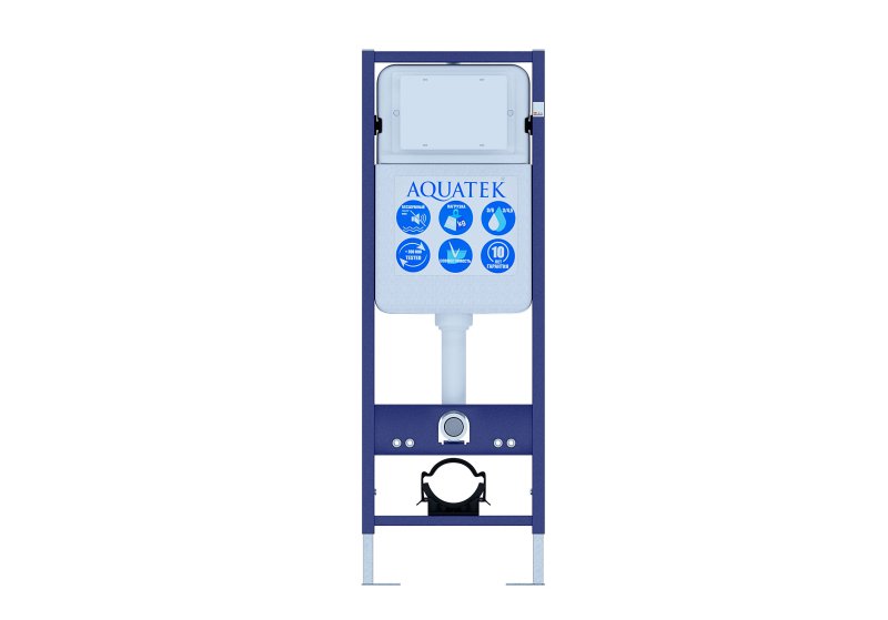 Инсталляция для подвесного унитаза узкая Aquatek Standart 37 INS-0000017