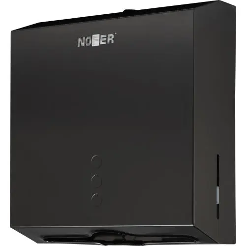 Диспенсер для бумажных полотенец Nofer 04006.N из стали черный