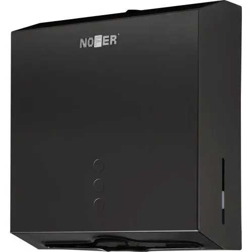 Диспенсер для бумажных полотенец Nofer 04006.N из  стали черный