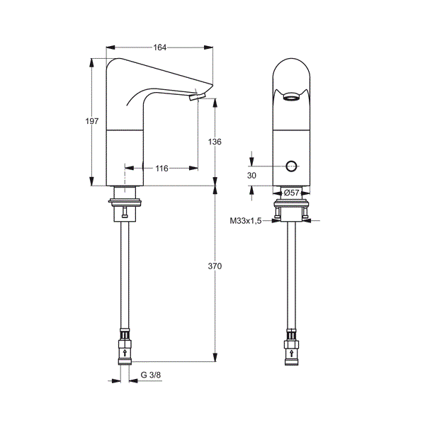 Смеситель для раковины Ideal Standard CERAPLUS A4151AA