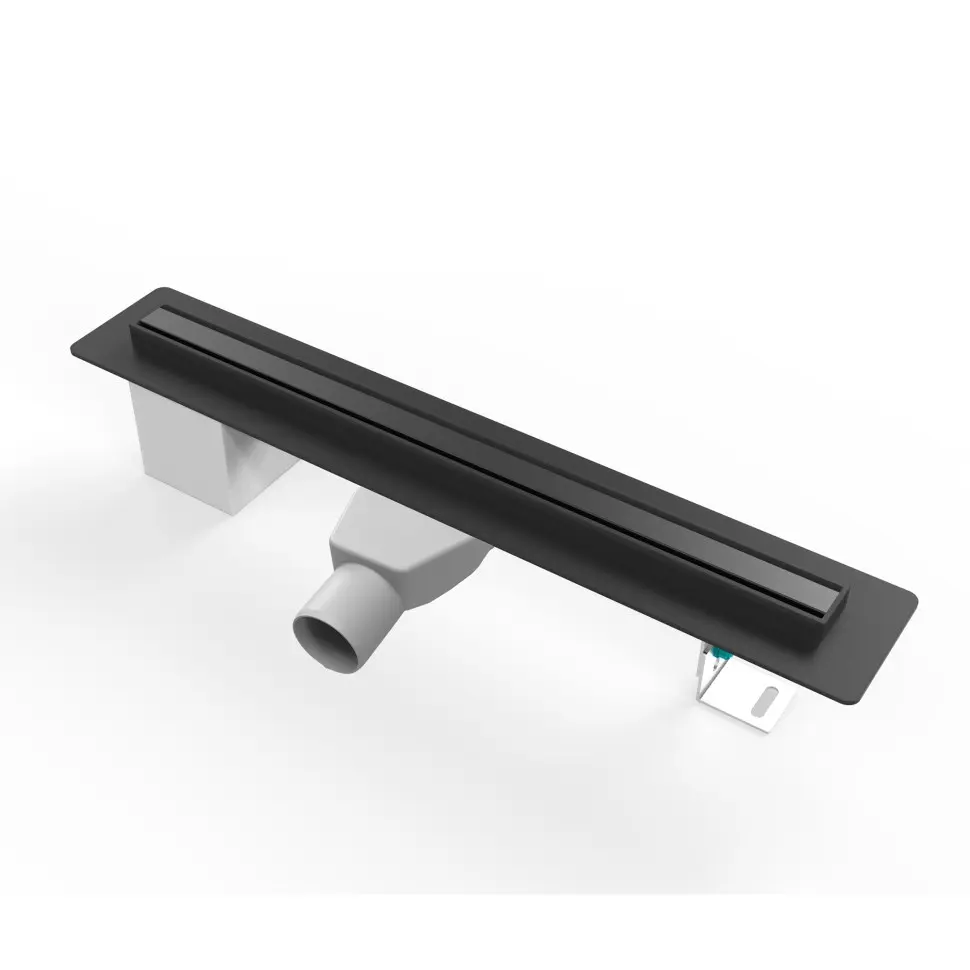 Душевой лоток PAINI Slim Line 500 мм D50, черный матовый CH500SLC