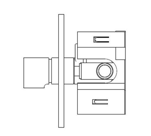 Комплект для душа Nofer 07662.B + 07071.B