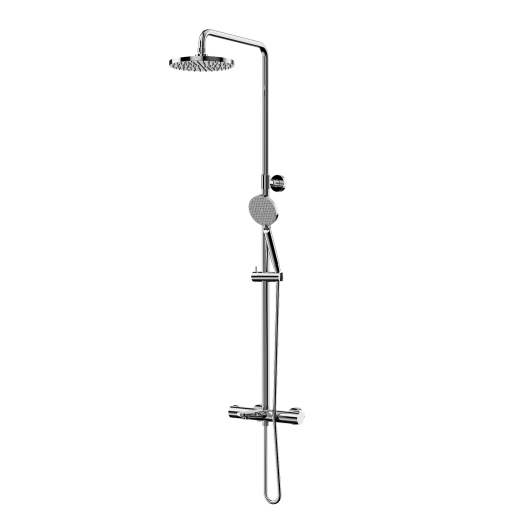 PAINI 09CR687THD250F3D110 Nove Душевая система с термоcтатом, фиксированный излив, хром