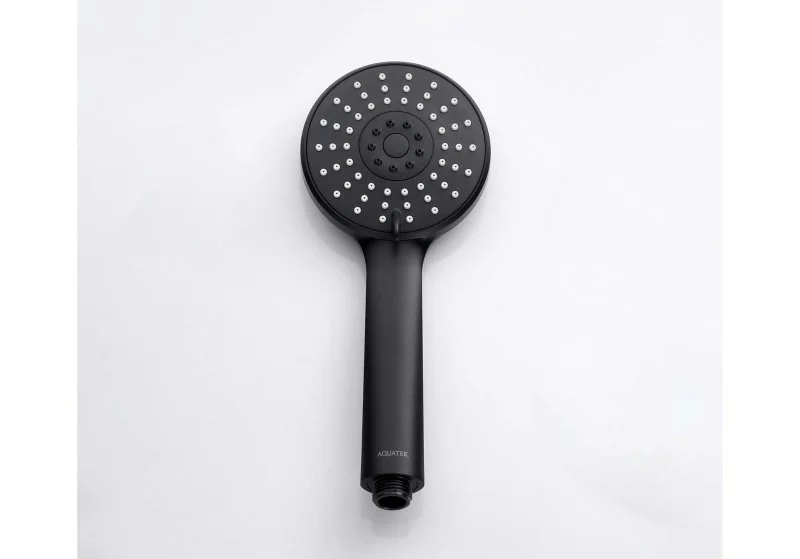 Ручной душ 100 3 jet AQUATEK, матовый черный AQ2009MB БЕТТА