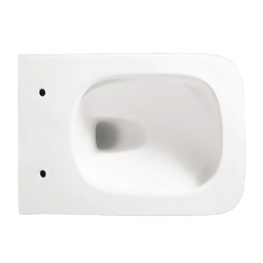 URBATEC URB212311WH Унитаз подвесной 495x350x355 мм Rimless Grazia, с сиденьем, белый глянец