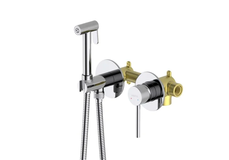 Комплект для гигиенического душа встроенный 2 отв. AQUATEK AQ1319CR ЕВРОПА