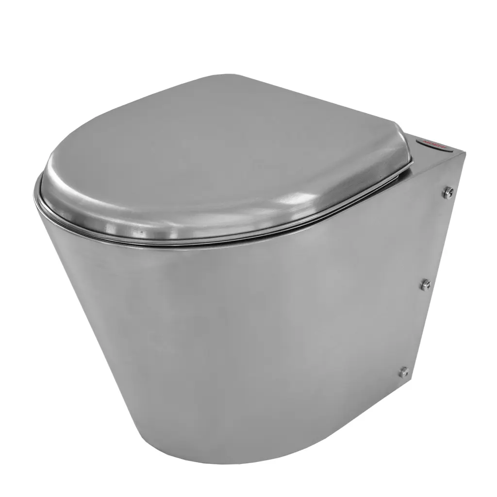 Унитаз подвесной из нержавеющей стали Moeff MF-211М