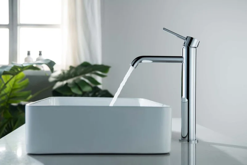 Смеситель для раковины 215, без донного клапана AQUATEK AQ1304CR ЕВРОПА