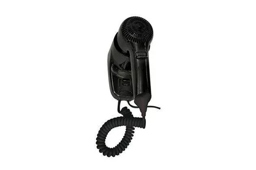 Фен HOTELline настенный чёрный 1200 W, Nofer 02055.N