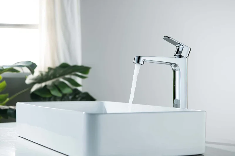 Смеситель для раковины 240, без донного клапана AQUATEK AQ1204CR ОБЕРОН
