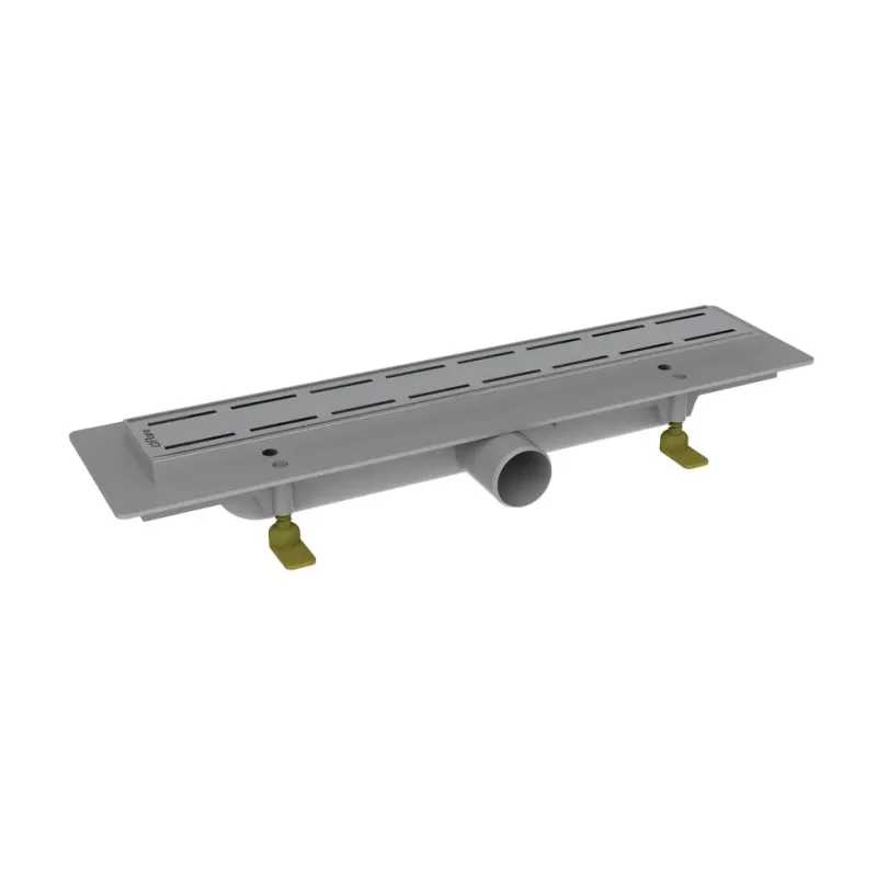 Душевой лоток с рамкой PAINI CH450LN Line 450 мм D40, хром глянец