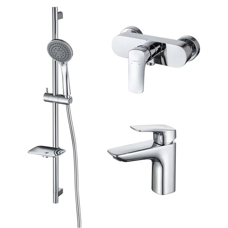 Комплект для ванны и душа Aquatek AQ1031CR ВЕГА 3 в 1