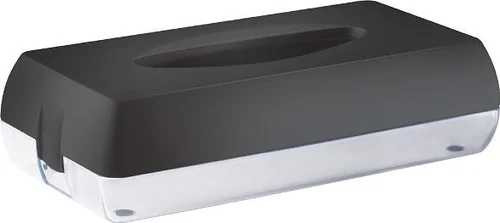 Диспенсер для салфеток пластиковый BLACK Nofer 04027.N