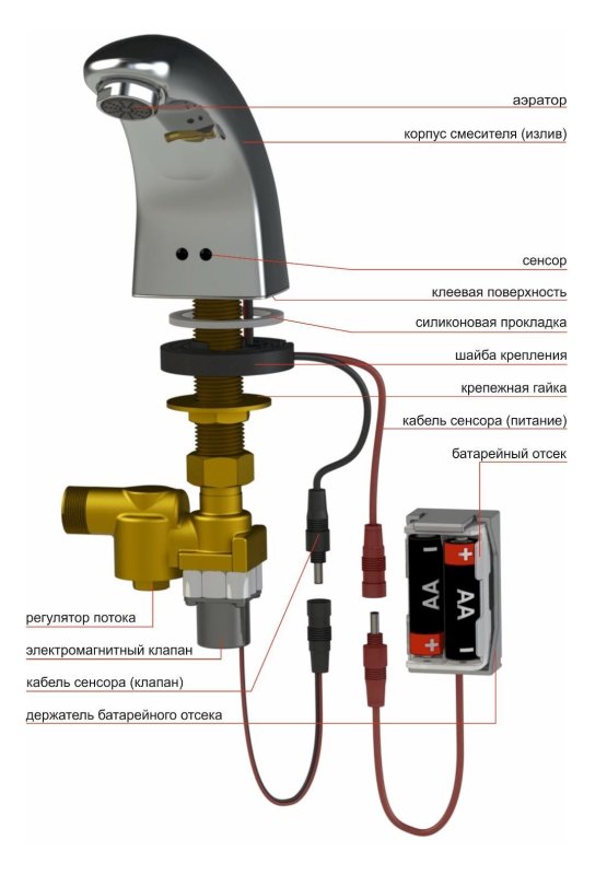Автоматический смеситель Kopfgescheit KR5152V-DC