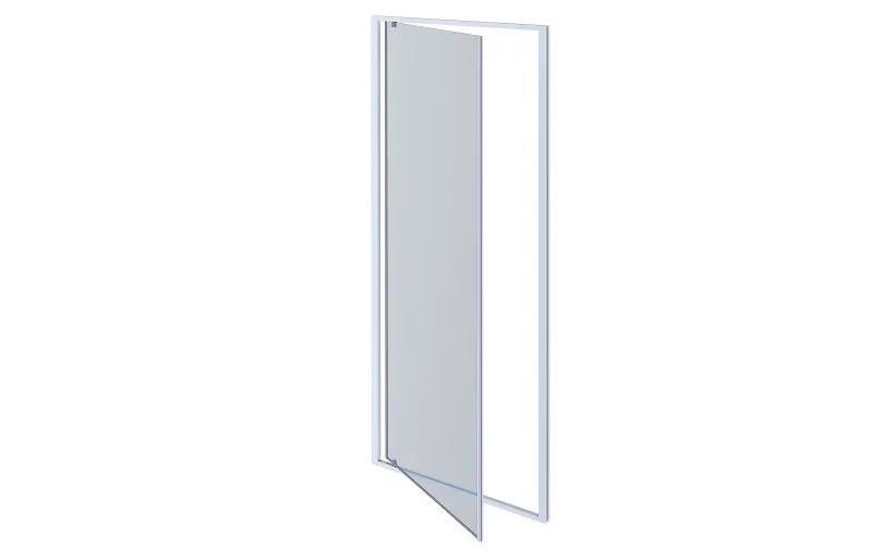 AQ NAA 6211-90 (новый артикул AQ ARI PI 09020CH) Душевая дверь, распашная 900x2000 профиль хром