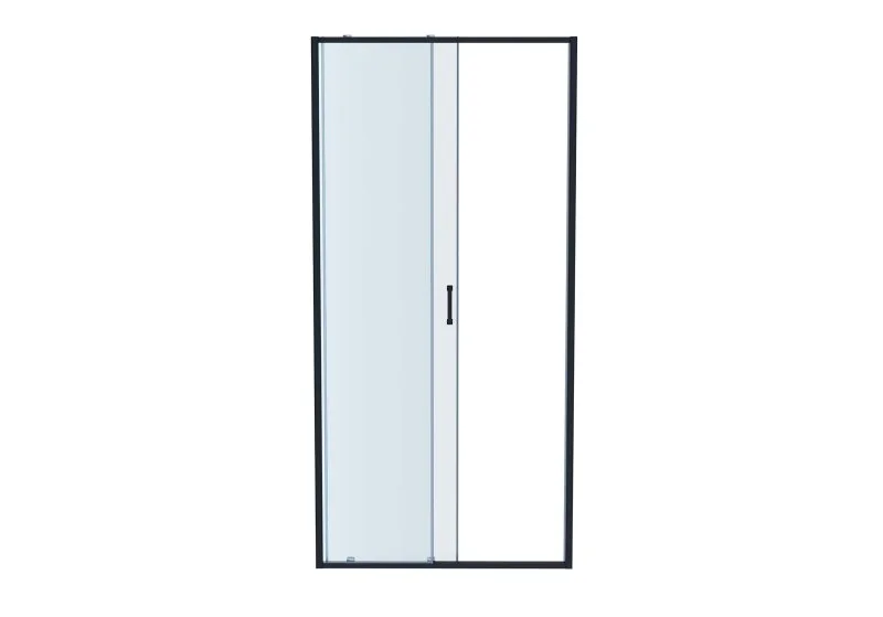 AQ ARI RA 12020GM Душевая дверь двухэлементная, раздвижная1200x2000 профиль оружейная сталь