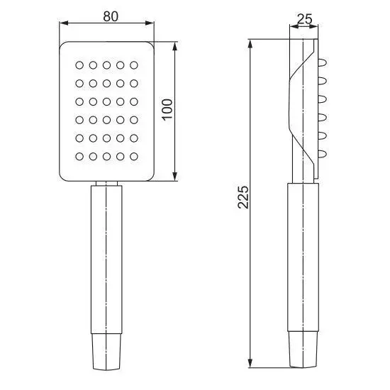 Душевая лейка Paini Aversa CO717