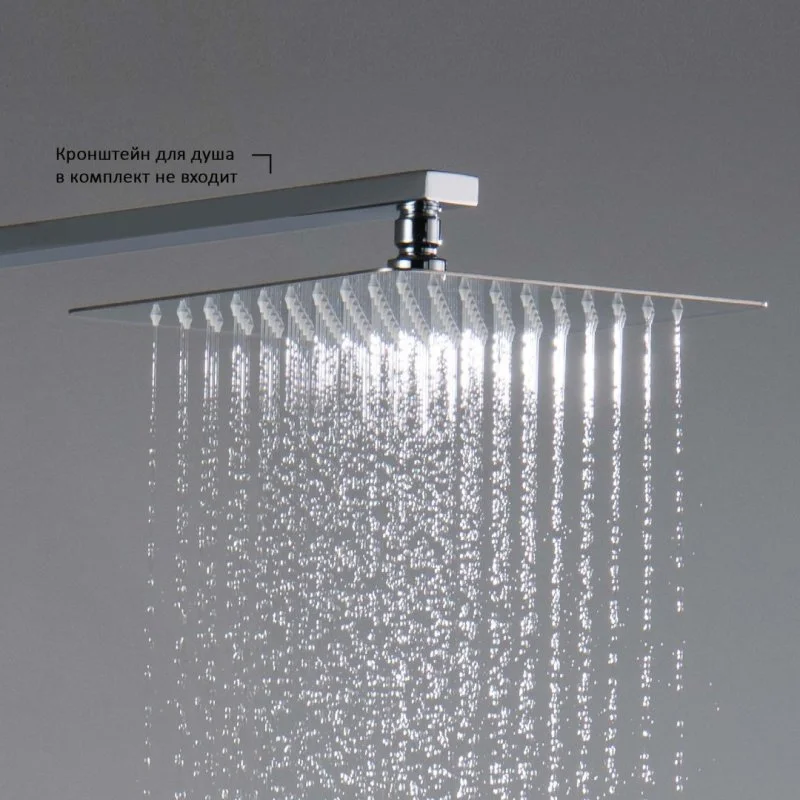 Квадратный верхний душ 250*250*2 мм AQUATEK AQ2072CR