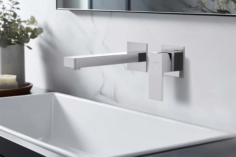 Смеситель для раковины настенный (внешняя и скрытая часть) AQUATEK AQ1613CR ЛИБРА