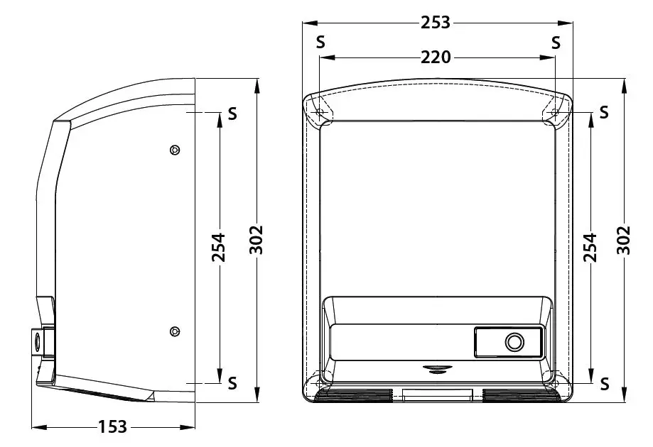 Сушилка для рук BXG-120