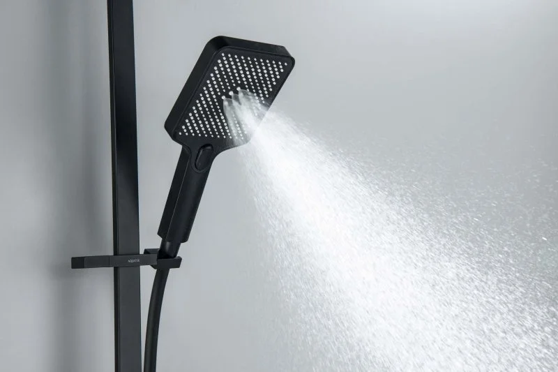 Душевой гарнитур 3jet 68 см AQUATEK, матовый черный AQ2019MB ЛИБРА