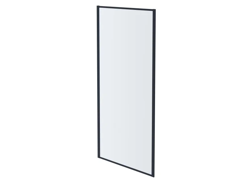 AQ ARI WA 10020BL Неподвижная душевая стенка 1000x2000, для комбинации с дверью, профиль черный