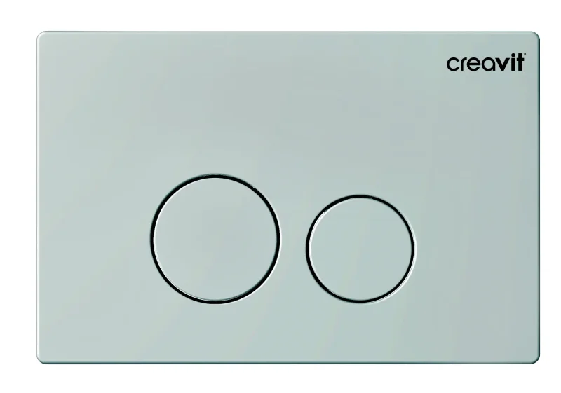 CREAVIT Кнопка для инсталляции TERRA холодный серый матовый GP9002.07