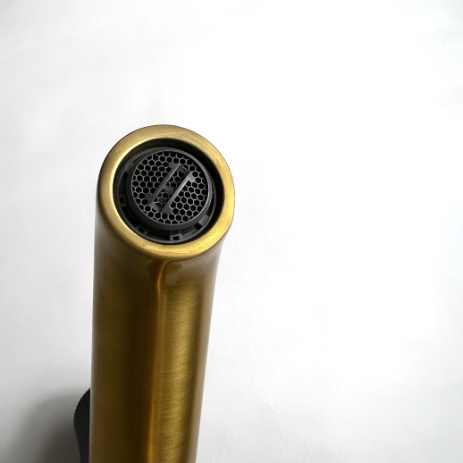 Смеситель для раковины PAINI Domus 18PJ205PZ без донного клапана, брашированное золото PVD (PJ)
