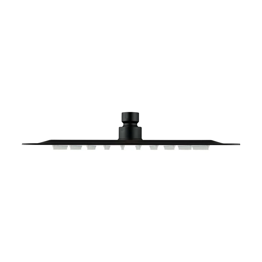 Квадратный верхний душ 250*250*2 мм AQUATEK, матовый черный AQ2072MB