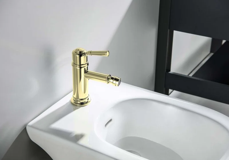 Смеситель для биде AQUATEK, полир. золото AQ1518PG КЛАССИК
