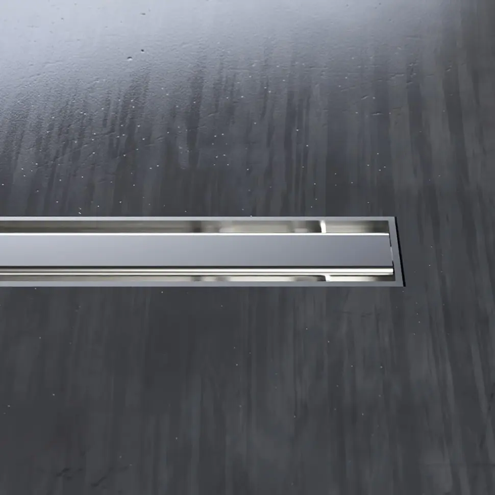 Душевой лоток PAINI CH500SL Slim Line 500 мм D50, хром глянец