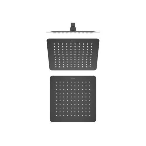 Квадратный верхний душ  250*250*2 мм AQUATEK, матовый черный AQ2072MB