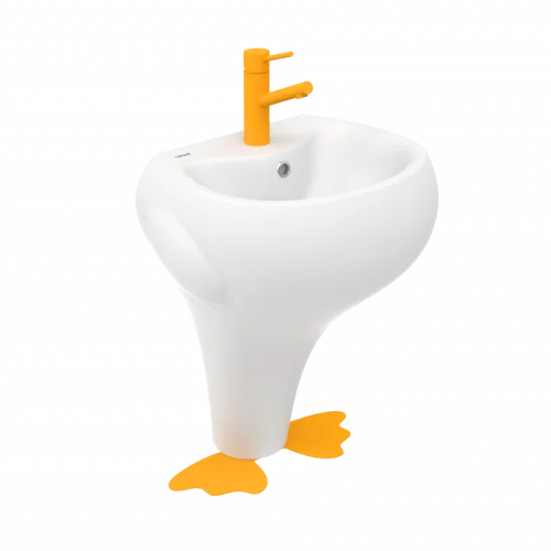 CREAVIT DUCKY Раковина напольная детская желтый DC052-00CB00E-0000