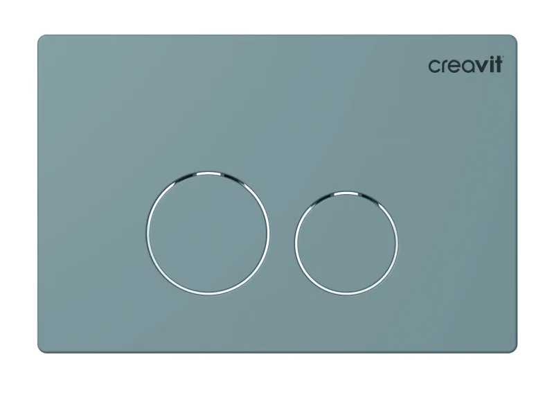 CREAVIT GP9002.00 Кнопка для инсталляции TERRA серая матовая