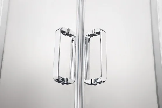 AQ NAA 1142-80 Душевой уголок квадратный, двери раздвижные 800x800x2000 профиль хром