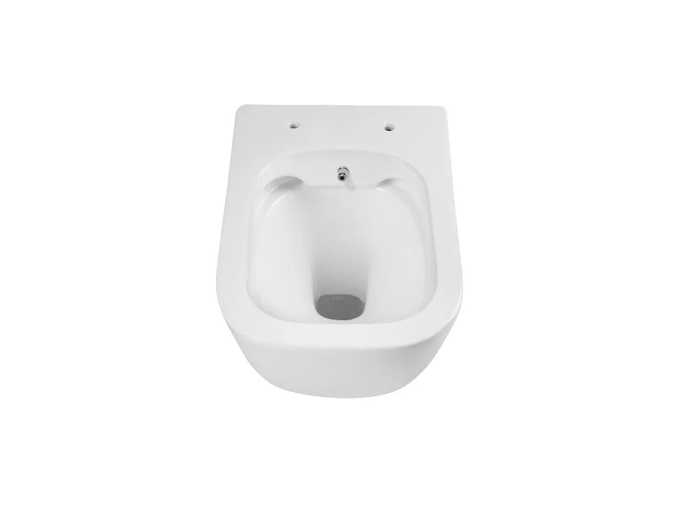 Унитаз подвесной с функцией биде безободковый фарфоровый AQUATEK ДИВА AQ2012B-00 510*350*360 мм