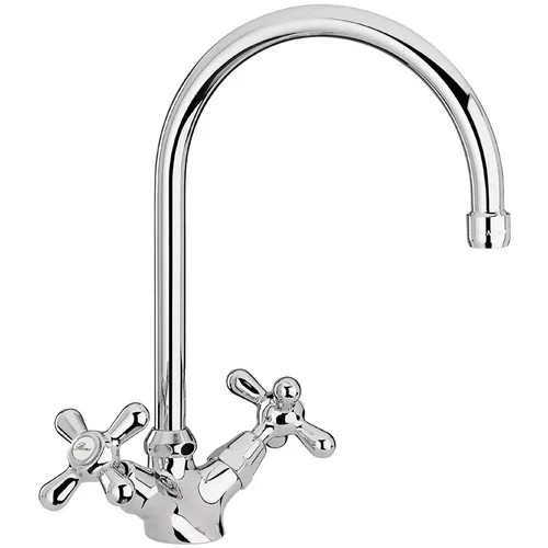Высокий смеситель для мойки кухни Paini Liberty 17CR572LMKM