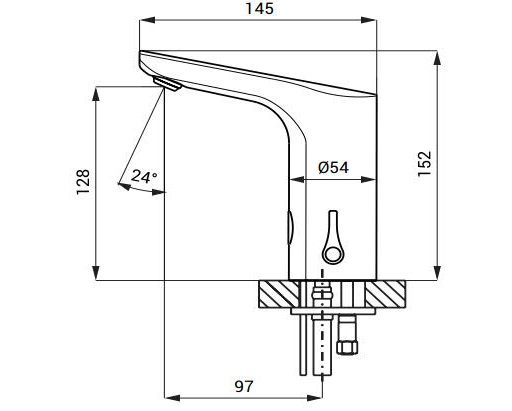 Сенсорный смеситель Sanela SLU 76 03763