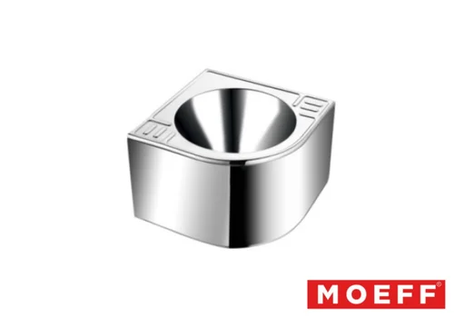 Раковина угловая настенная из нержавеющей стали Moeff MF-143