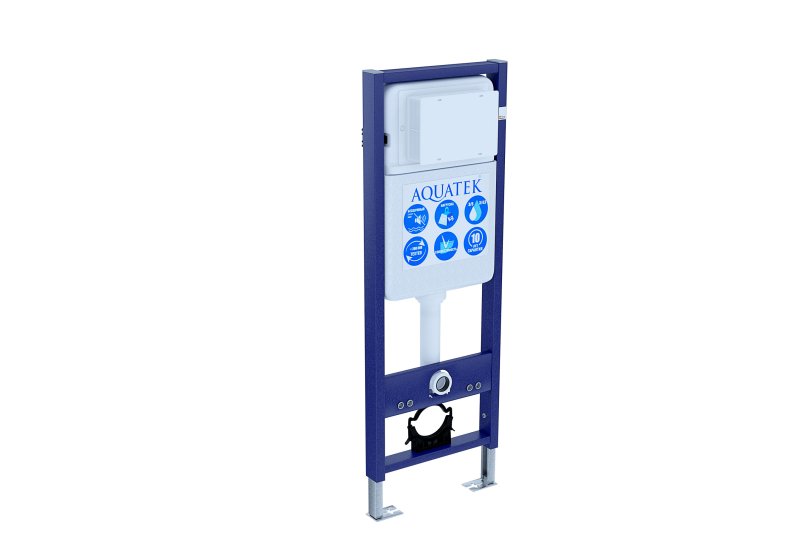 Инсталляция для подвесного унитаза узкая Aquatek Standart 37 INS-0000017