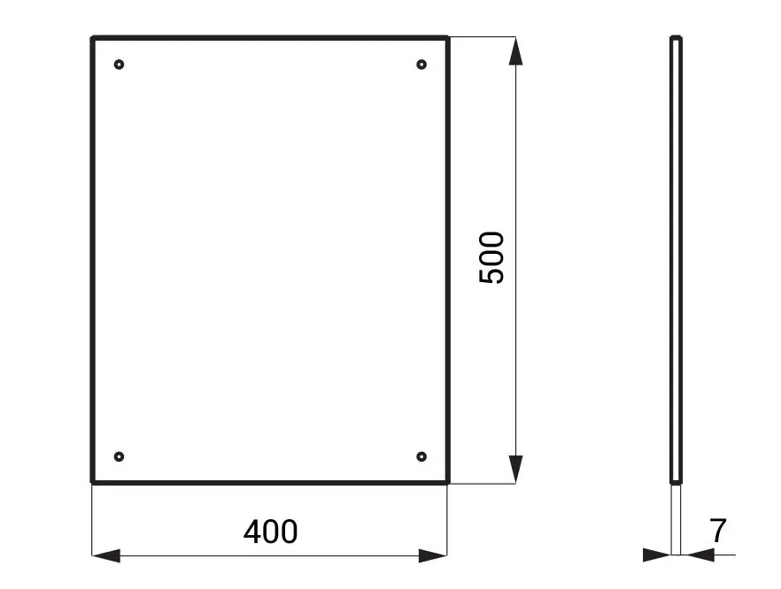 Высокое зеркало Sanela 95550 (SLZN 55)
