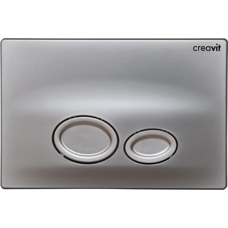 Кнопка смыва Creavit Drop GP200300 для инсталляции, матовый хром