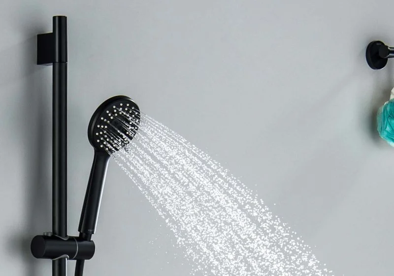 Душевой гарнитур 3jet 65 см AQUATEK, матовый черный AQ2017MB БЕТТА